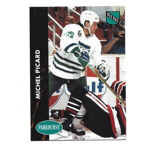 1992 French Parkhurst Michel Picard Hartford Whalers Rookie Hockey Card [h54]